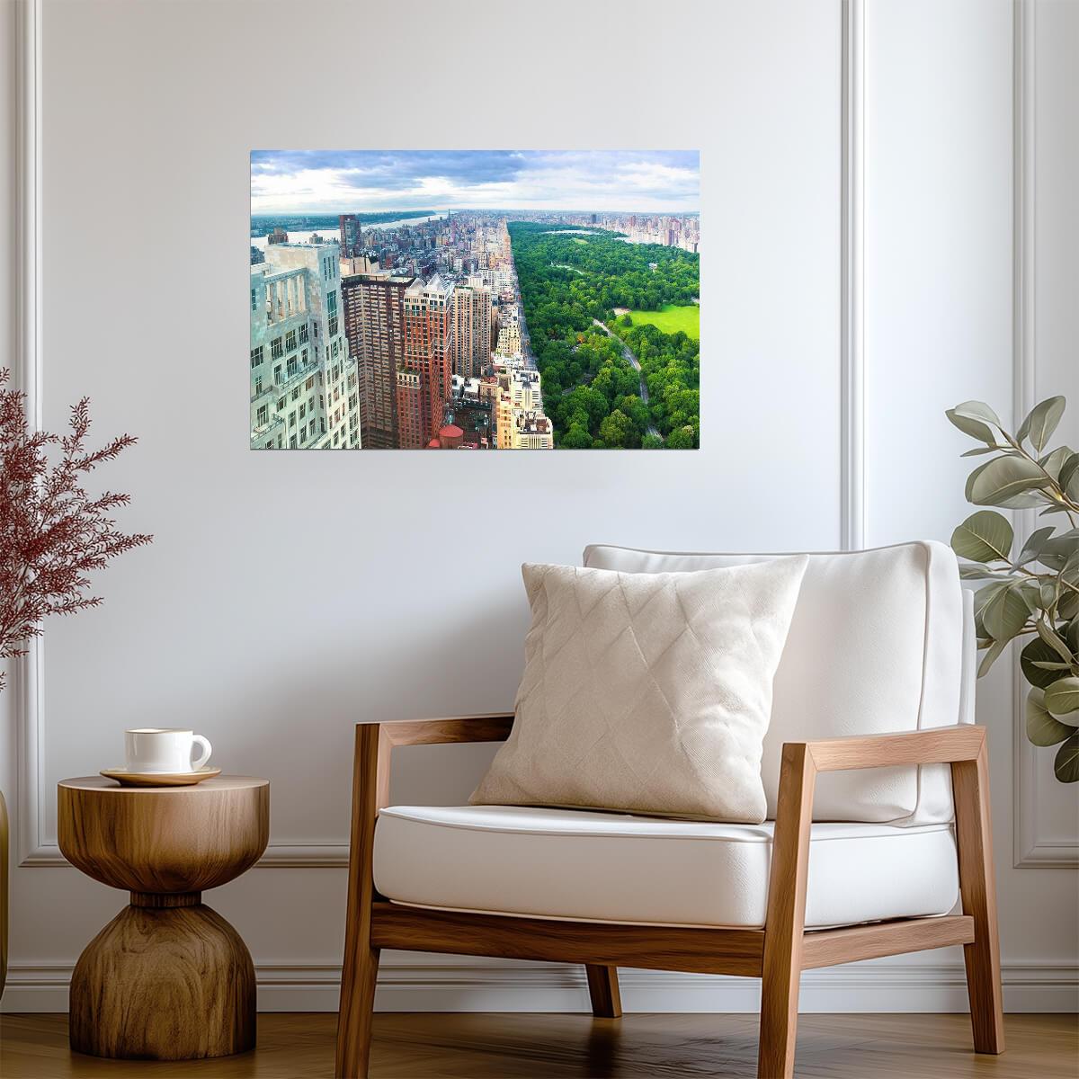 Central Park View from Trump International Hotel | New York City Photography | Urban Landscape Poster - Photography Poster