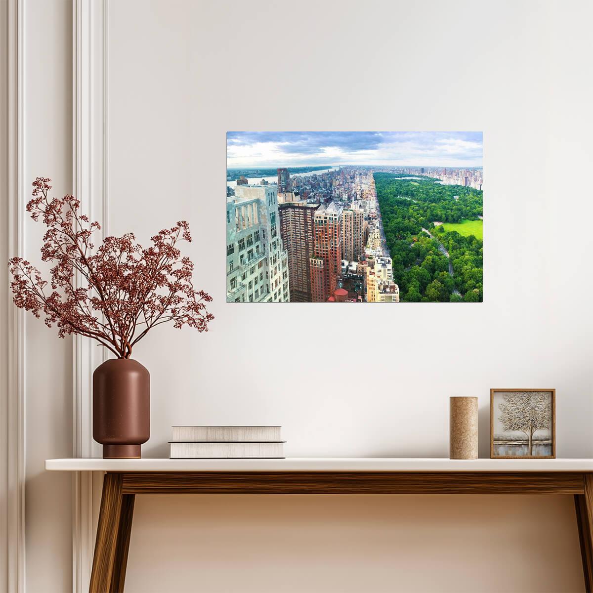 Central Park View from Trump International Hotel | New York City Photography | Urban Landscape Poster - Photography Poster