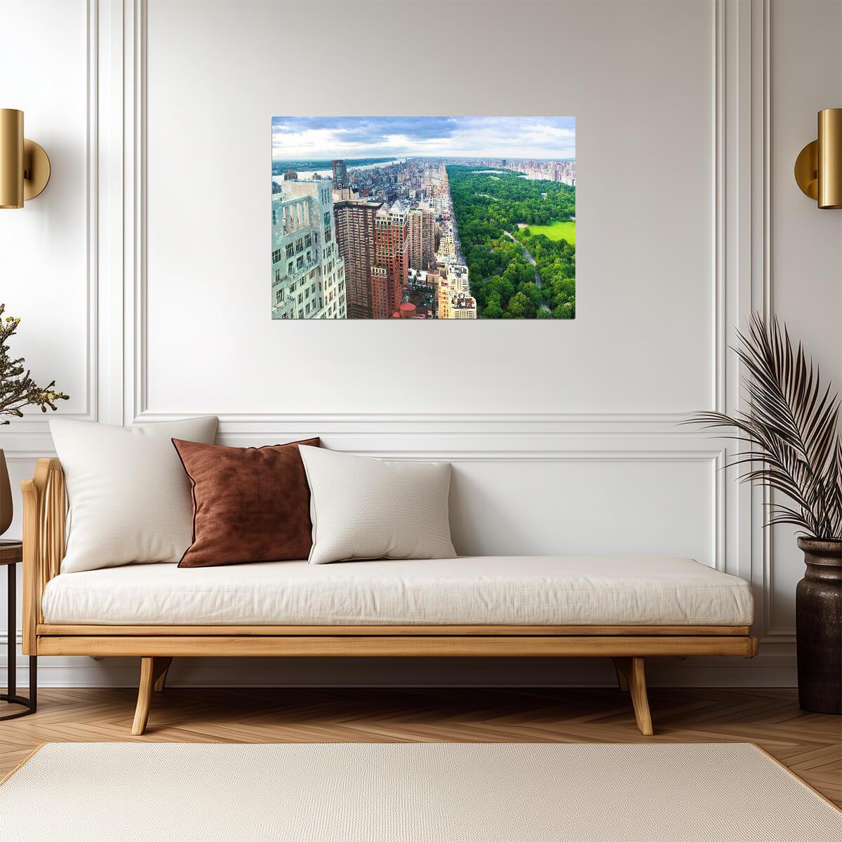Central Park View from Trump International Hotel | New York City Photography | Urban Landscape Poster - Photography Poster