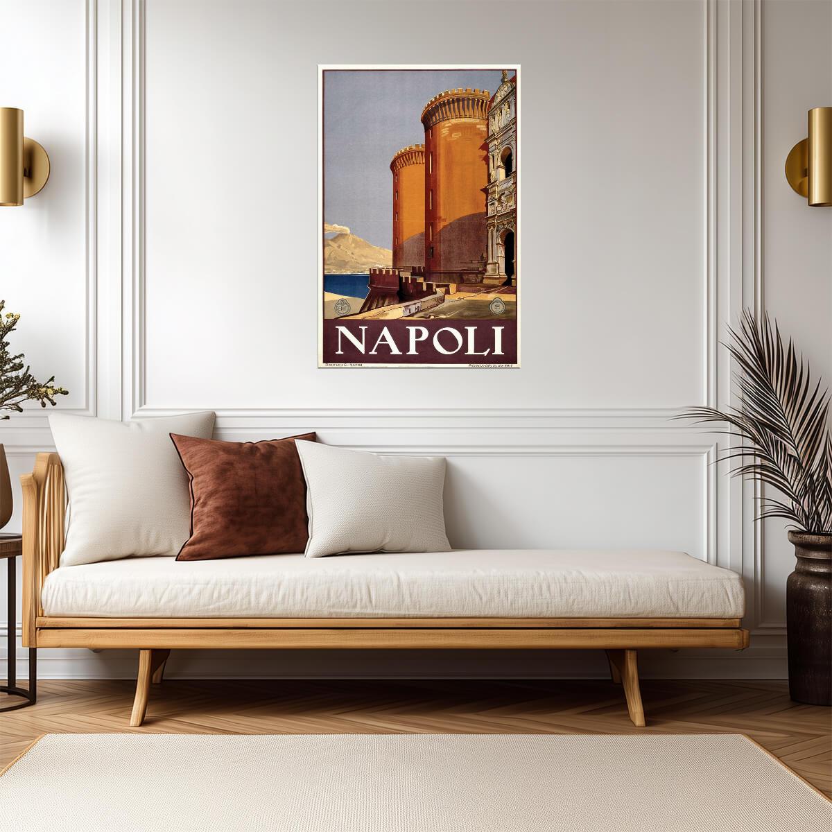 Napoli (Naples), Italy | Vintage Travel Poster | Retro Italian Wall Art - Vintage & Retro Poster