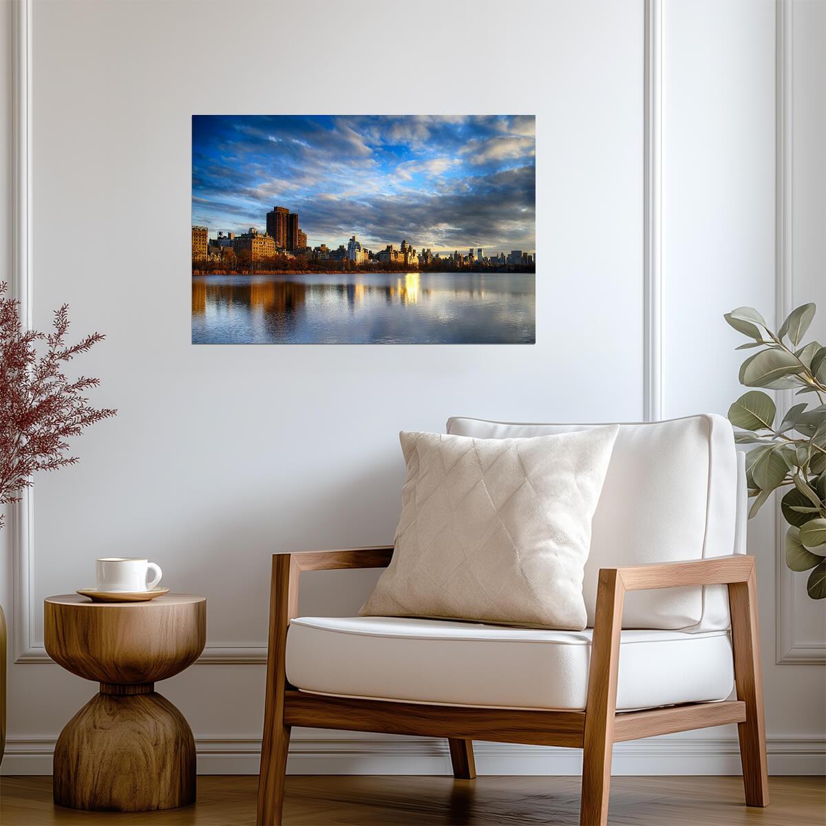 Jacqueline Kennedy Onassis Reservoir in Central Park | New York City Photography | Landscape Poster - Photography Poster