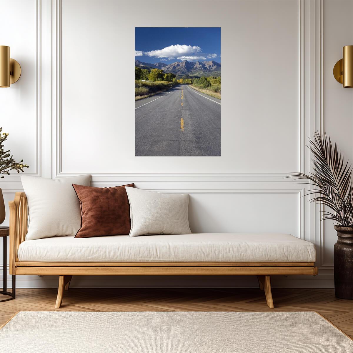 Colorado Route 62 from Ridgeway to Telluride | Scenic Drive Photography | Landscape Poster - Photography Poster