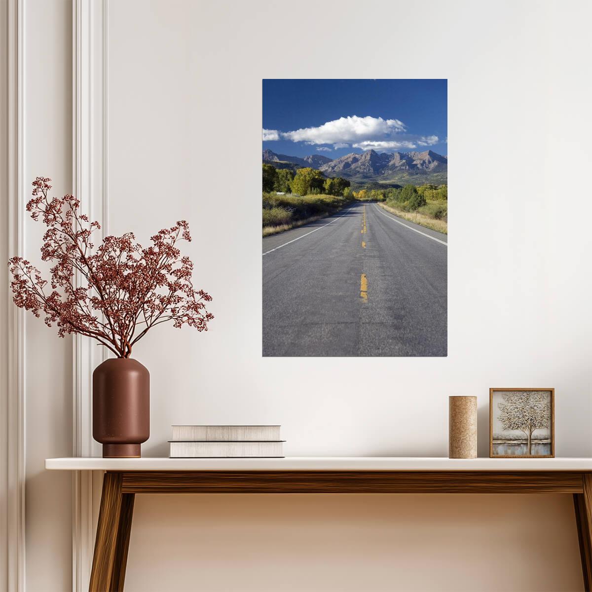Colorado Route 62 from Ridgeway to Telluride | Scenic Drive Photography | Landscape Poster - Photography Poster