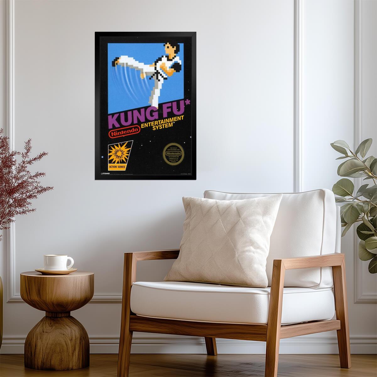 Kung-Fu Master | Retro Gaming Poster | NES 8-Bit Martial Arts Art