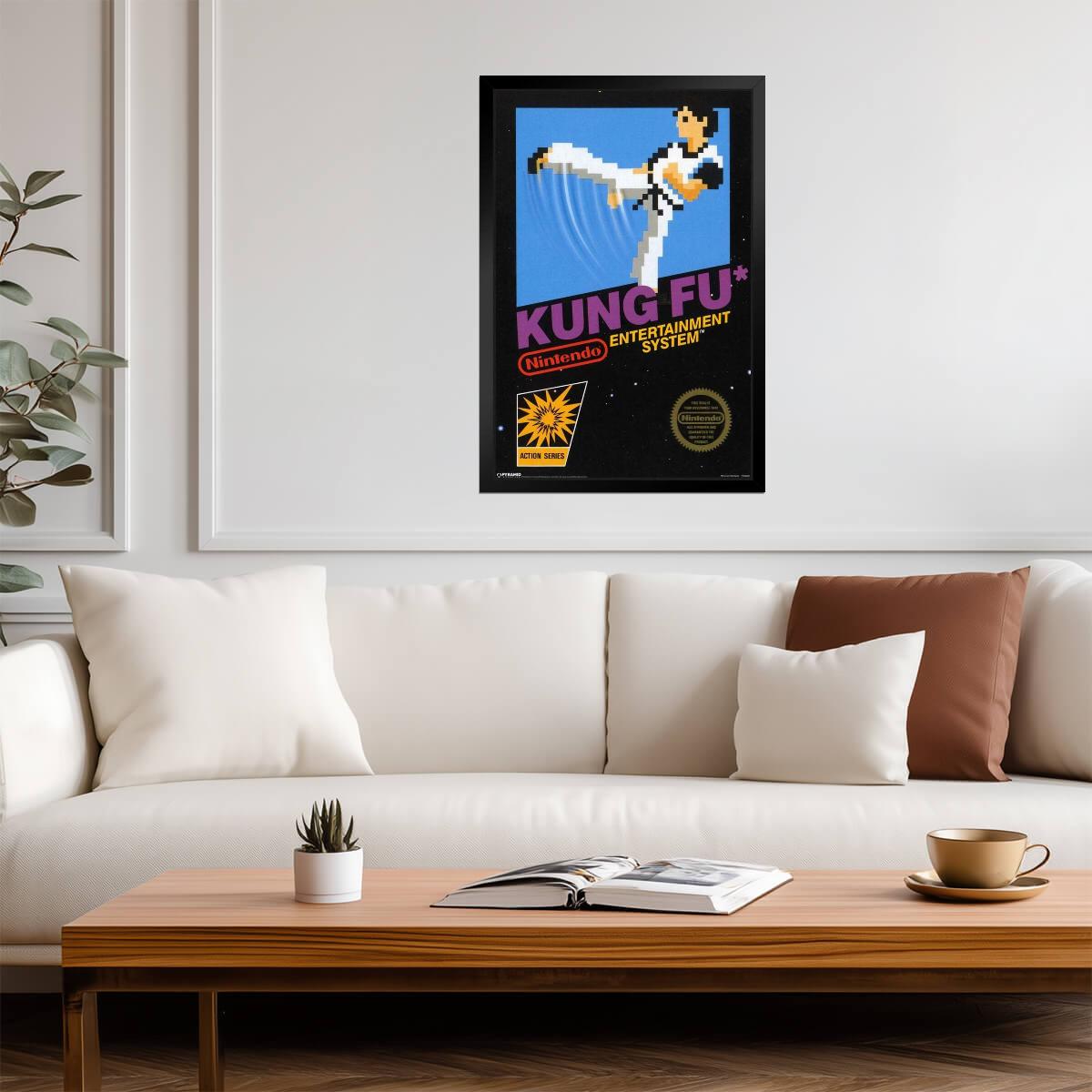 Kung-Fu Master | Retro Gaming Poster | NES 8-Bit Martial Arts Art