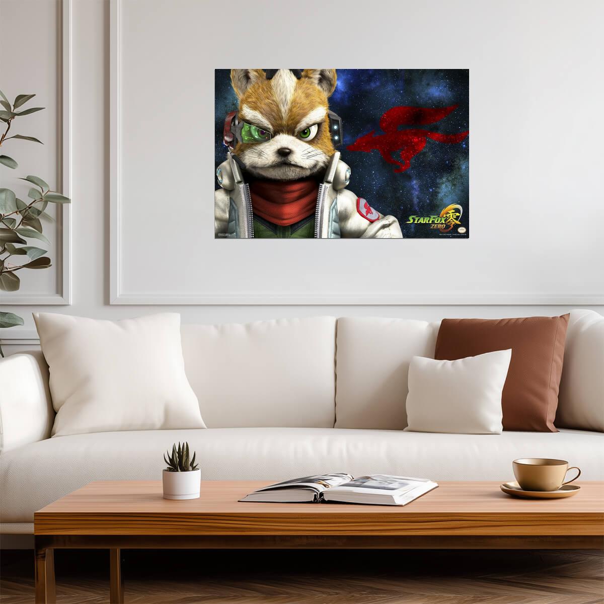 Star Fox Zero "Fox McCloud" | Nintendo Video Game | Modern Gaming Poster - Video Games Poster