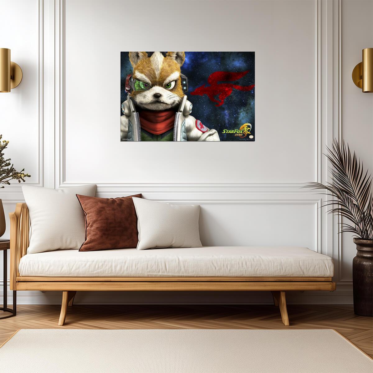 Star Fox Zero "Fox McCloud" | Nintendo Video Game | Modern Gaming Poster - Video Games Poster