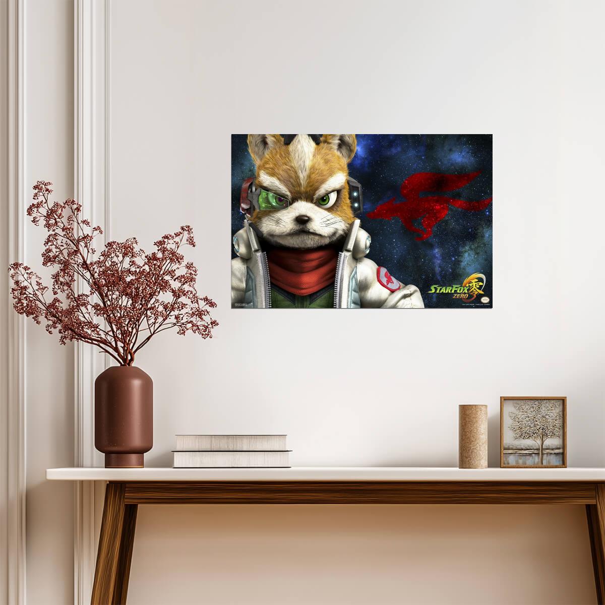 Star Fox Zero "Fox McCloud" | Nintendo Video Game | Modern Gaming Poster - Video Games Poster