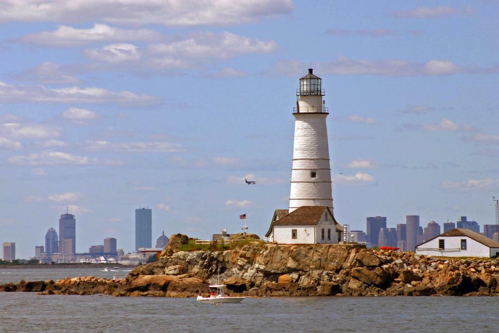 Boston Light Lighthouse on Little Brewster Island | Massachusetts Photography | Nautical Poster - Photography Poster