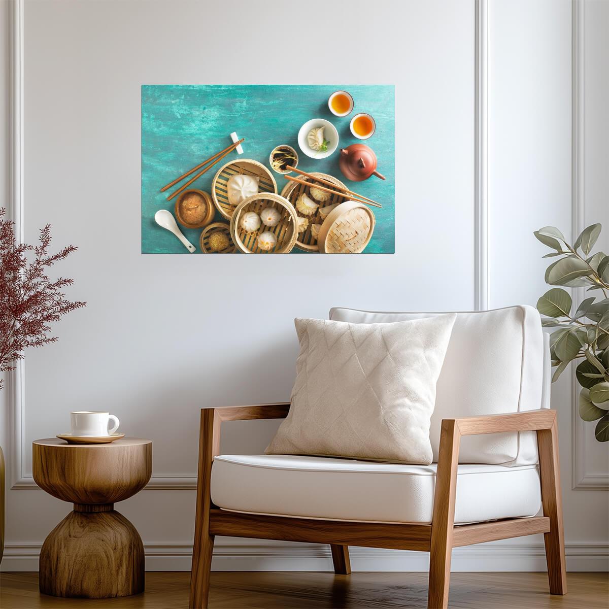 Traditional Chinese Food Assortment | Culinary Photography | Kitchen Art Poster - Photography Poster