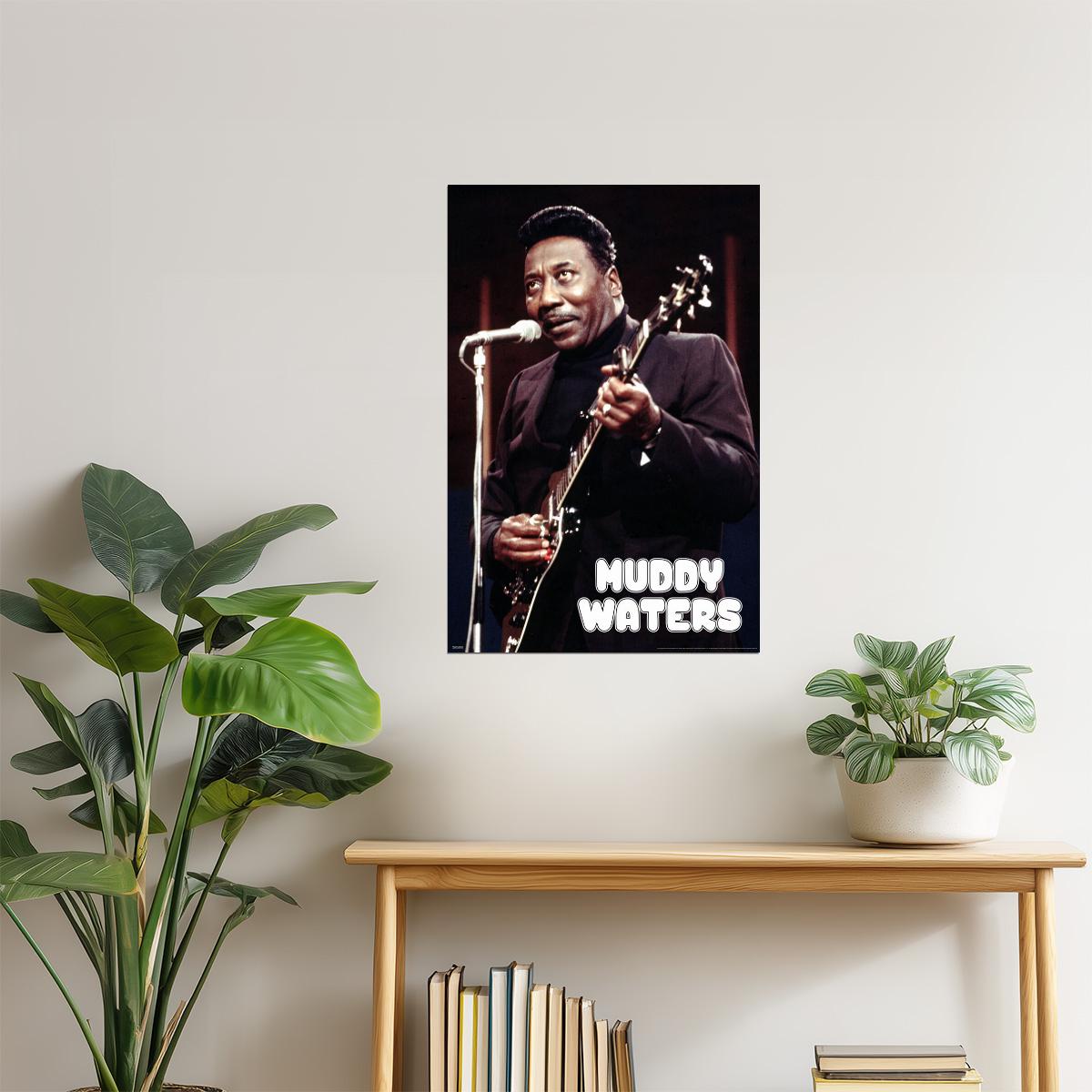 Muddy Waters Concert Poster | Vintage Blues Wall Art | Live Music Photography