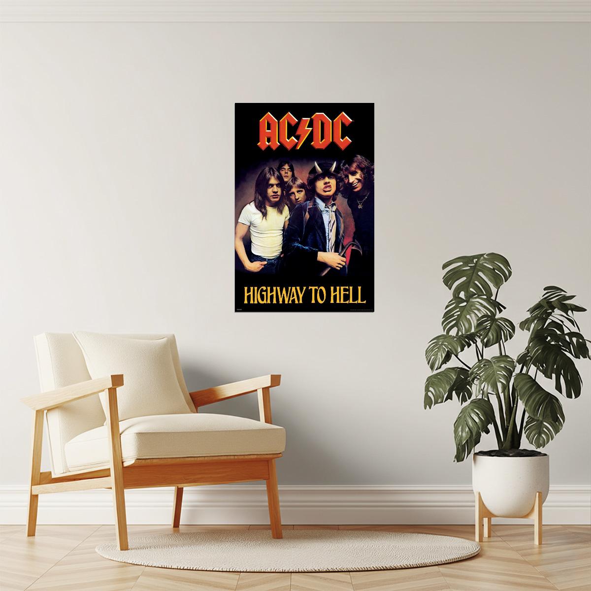 AC/DC Highway to Hell | Album Cover Poster | Classic Hard Rock Wall Art