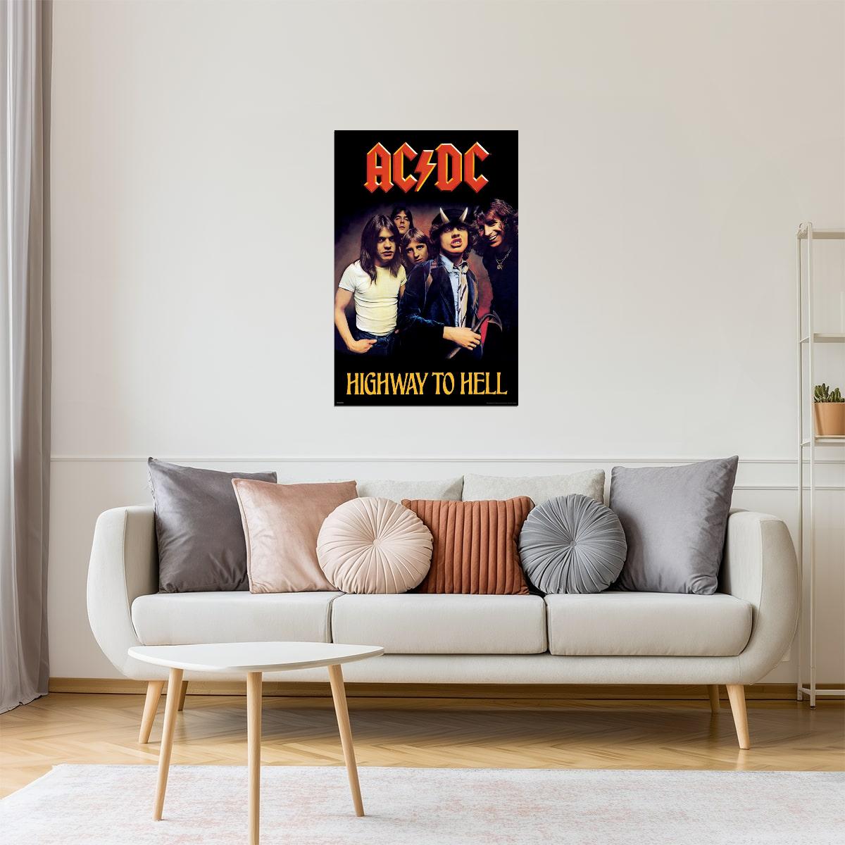 AC/DC Highway to Hell | Album Cover Poster | Classic Hard Rock Wall Art
