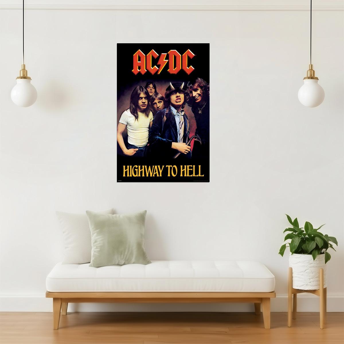 AC/DC Highway to Hell | Album Cover Poster | Classic Hard Rock Wall Art