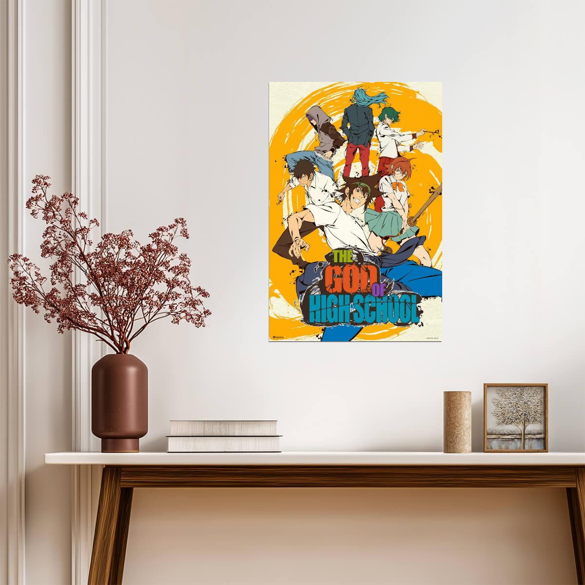 The God of High School Key Art | Manhwa Art Print | Anime Poster