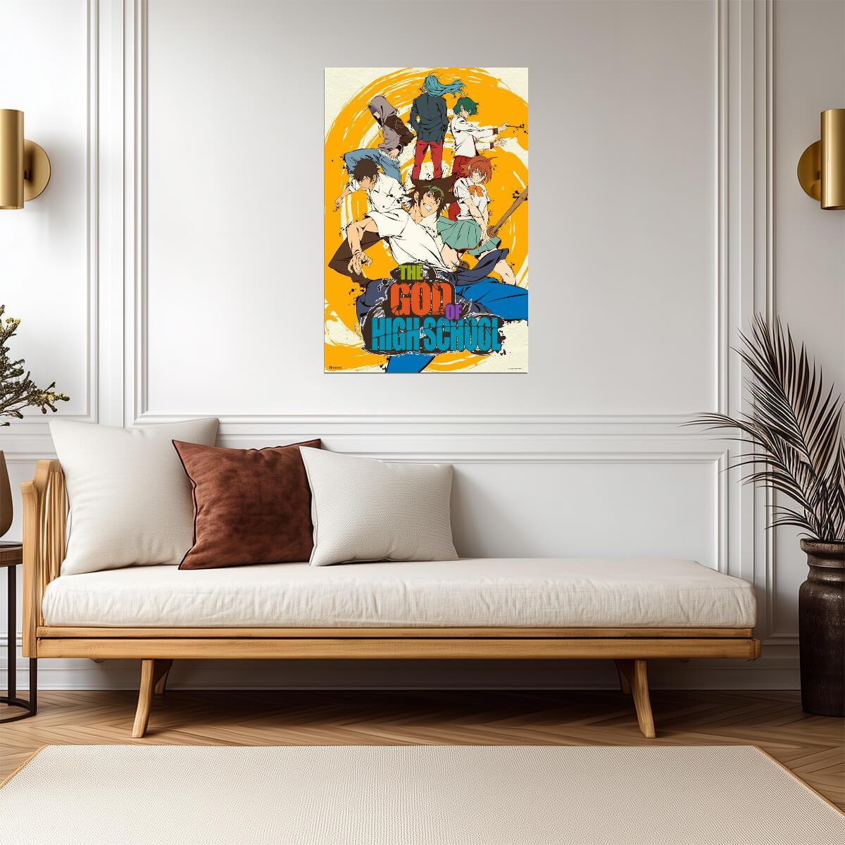The God of High School Key Art | Manhwa Art Print | Anime Poster