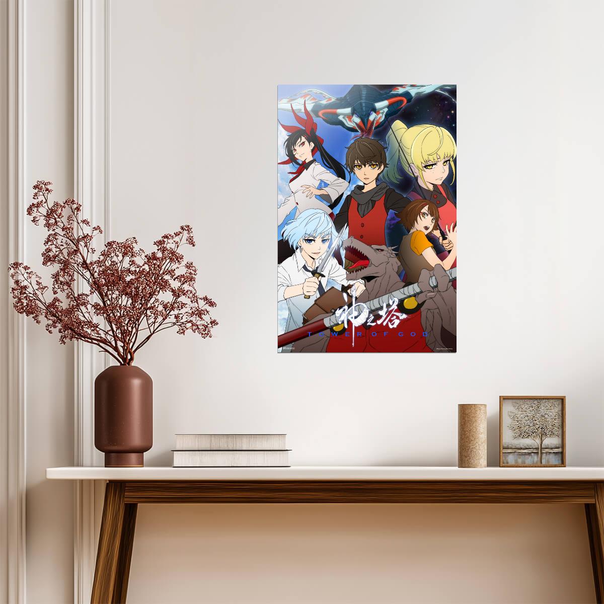 Tower of God Bam & Khun | Anime Poster | Webtoon Manhwa Art