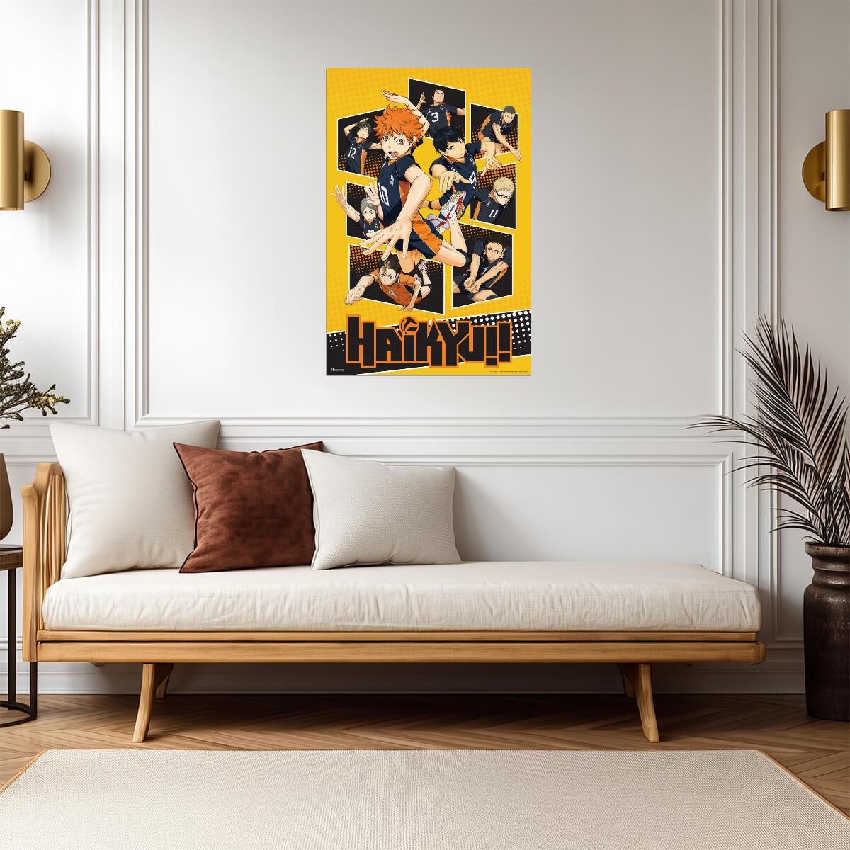 Haikyu!! Shoyo Hinata | Sports Manga Art | Karasuno Anime Poster