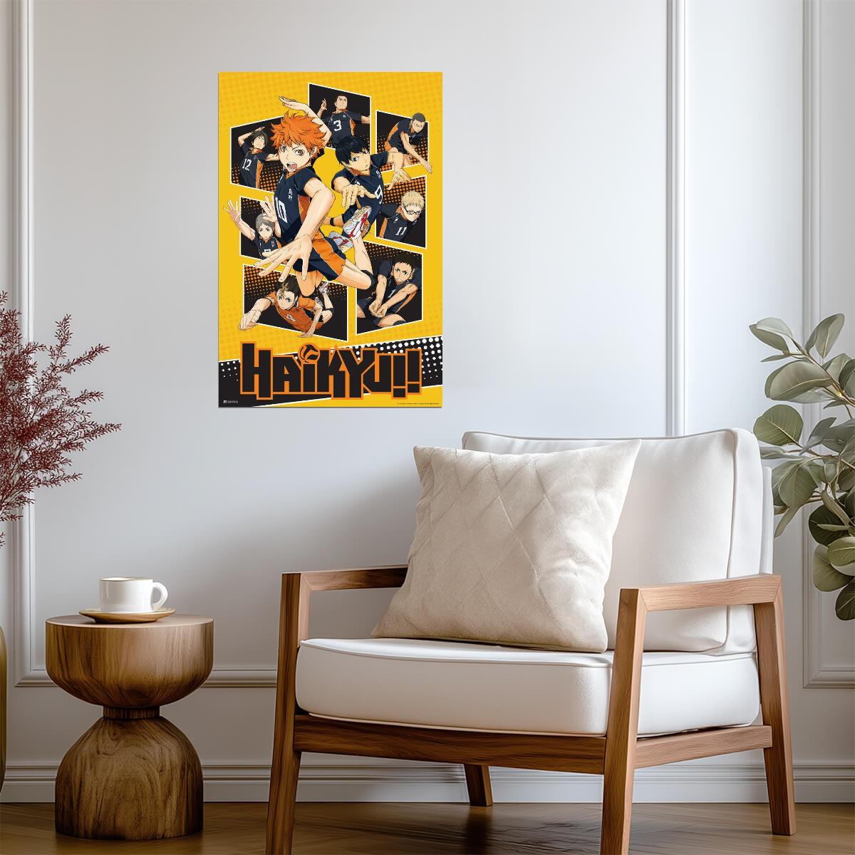 Haikyu!! Shoyo Hinata | Sports Manga Art | Karasuno Anime Poster