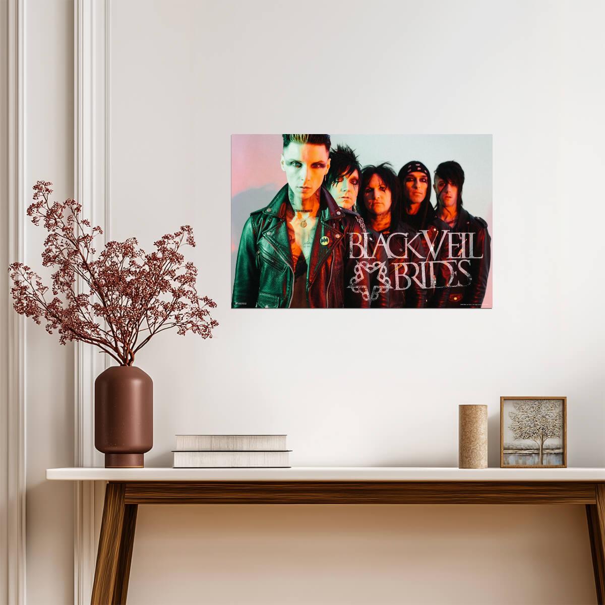 Black Veil Brides The Band | Andy Biersack & BVB Group Photo | Modern Rock Music Poster - Music Poster