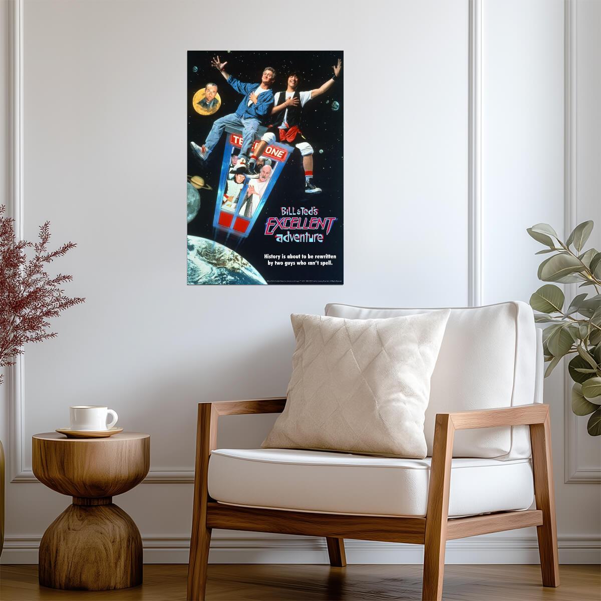 Bill And Ted's Excellent Adventure | "Be Excellent To Each Other" | 80s Movie Quote Poster - Movies & TV Poster