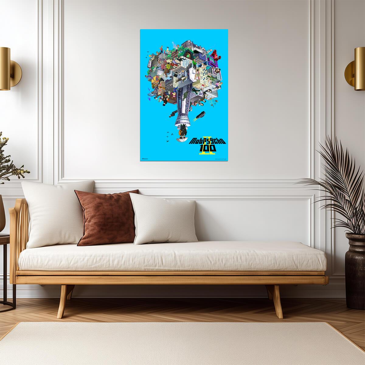 Mob Psycho 100 Season 2 | Anime Poster | Shonen Manga Wall Art