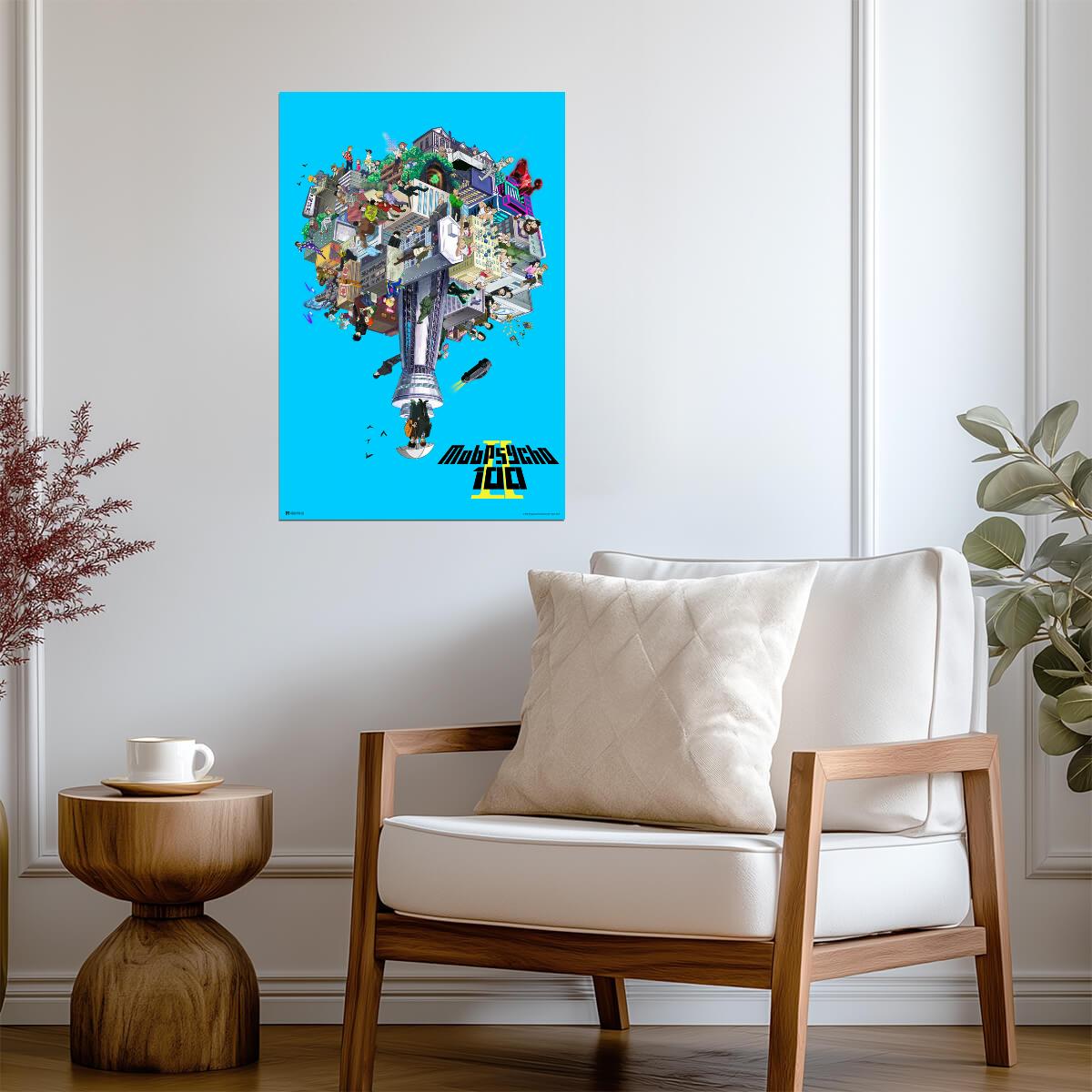 Mob Psycho 100 Season 2 | Anime Poster | Shonen Manga Wall Art
