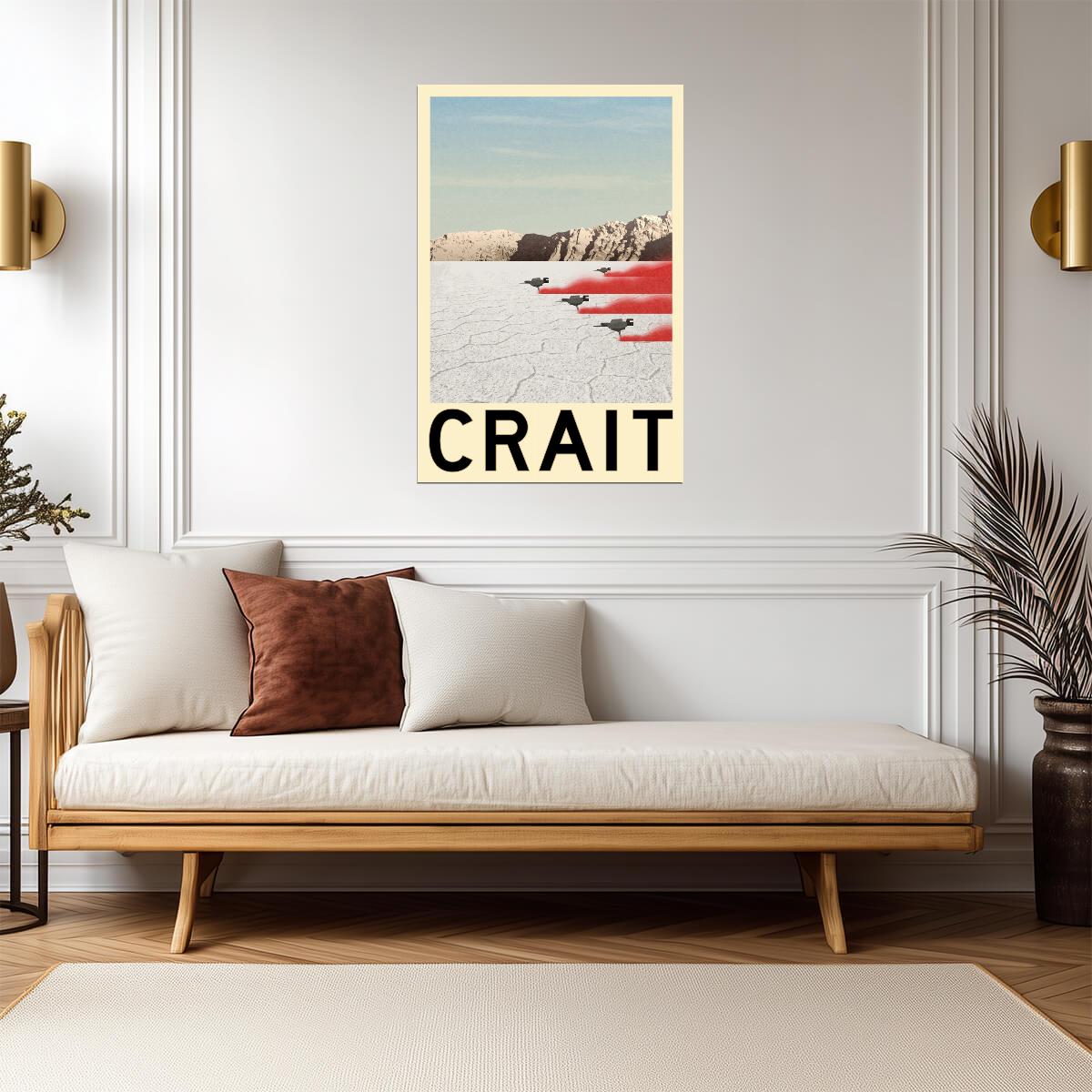 Star Wars Planet Crait | Minimalist Fantasy Travel Poster - Movies & TV Poster