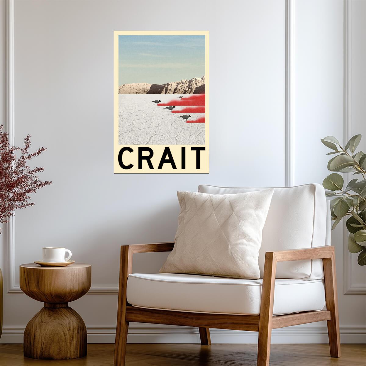 Star Wars Planet Crait | Minimalist Fantasy Travel Poster - Movies & TV Poster