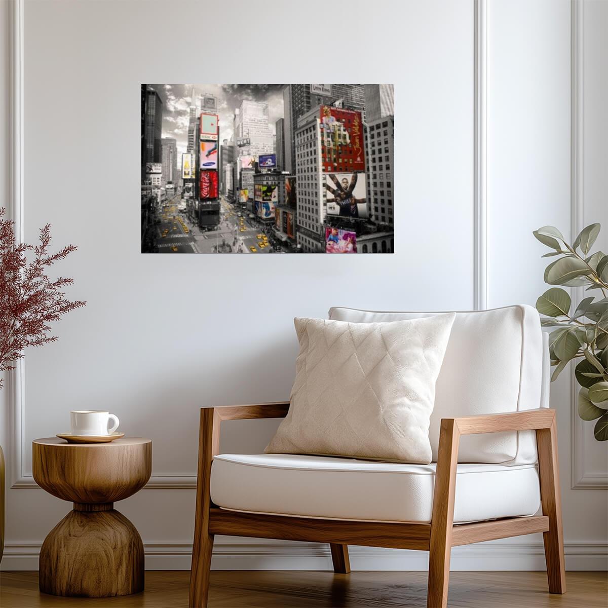 Times Square at Night | New York City Photography | Urban Wall Art Poster - Photography Poster