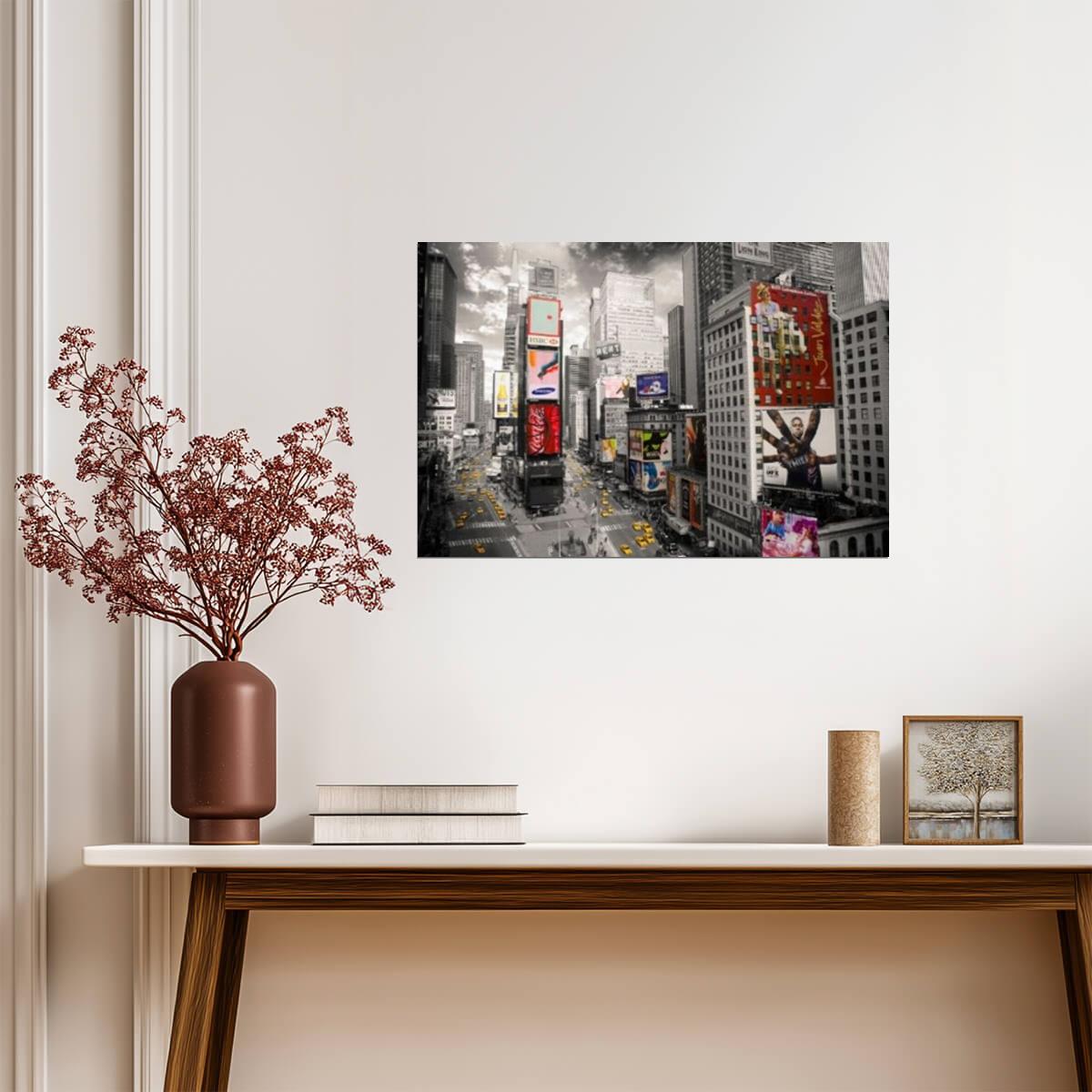Times Square at Night | New York City Photography | Urban Wall Art Poster - Photography Poster