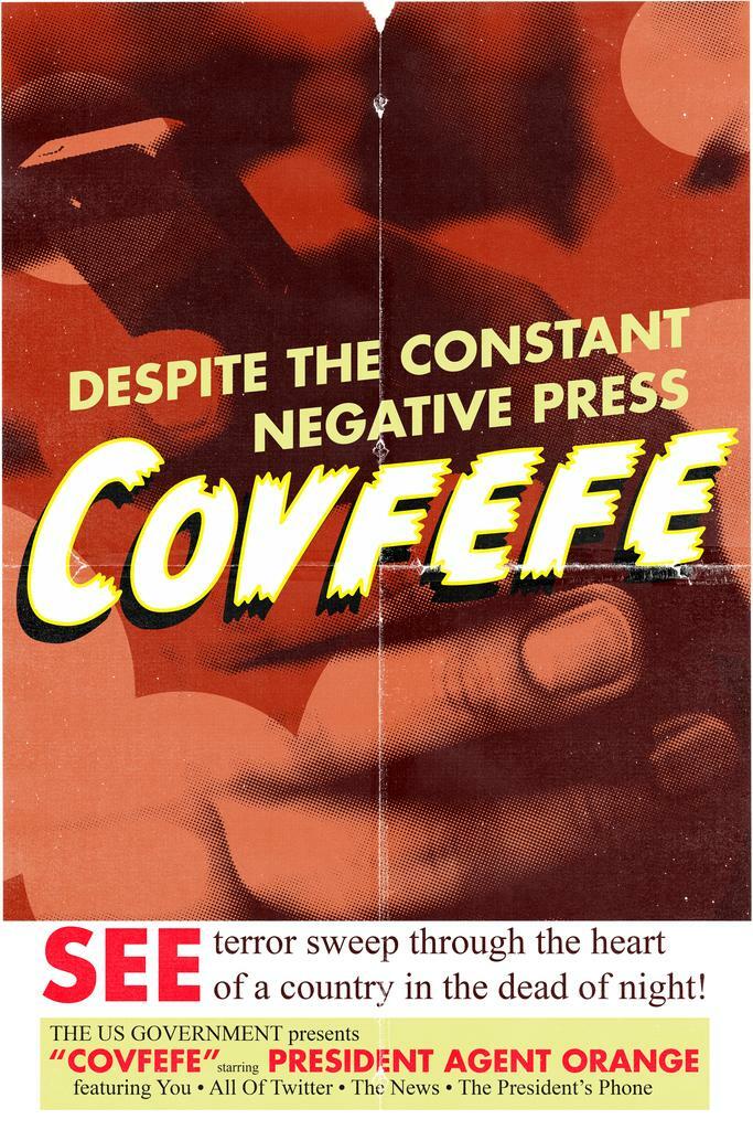 Covfefe | Minimalist Horror Movie Parody Poster - Movies & TV Poster
