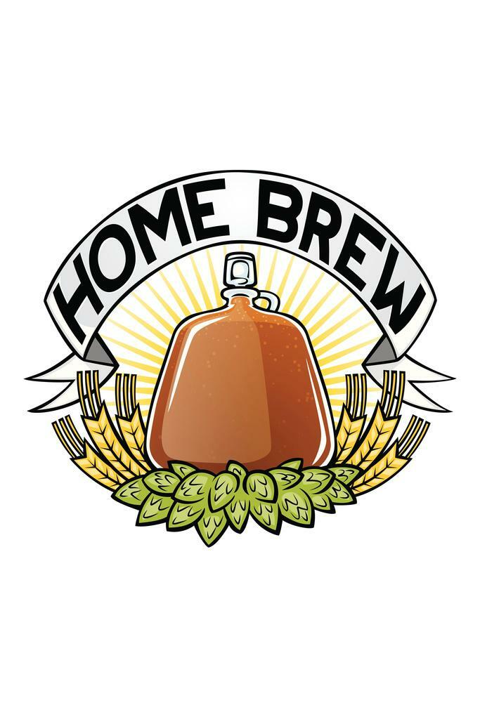 Home Brew Beer Poster | Craft Beer Art | Kitchen & Brewery Decor