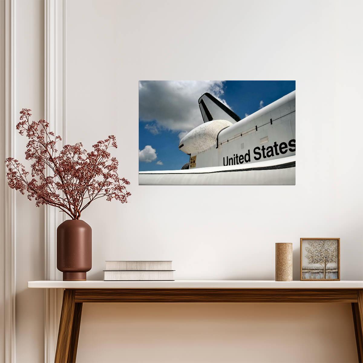 Space Shuttle Close Up | NASA Photography Print | Space Exploration Poster - Photography Poster