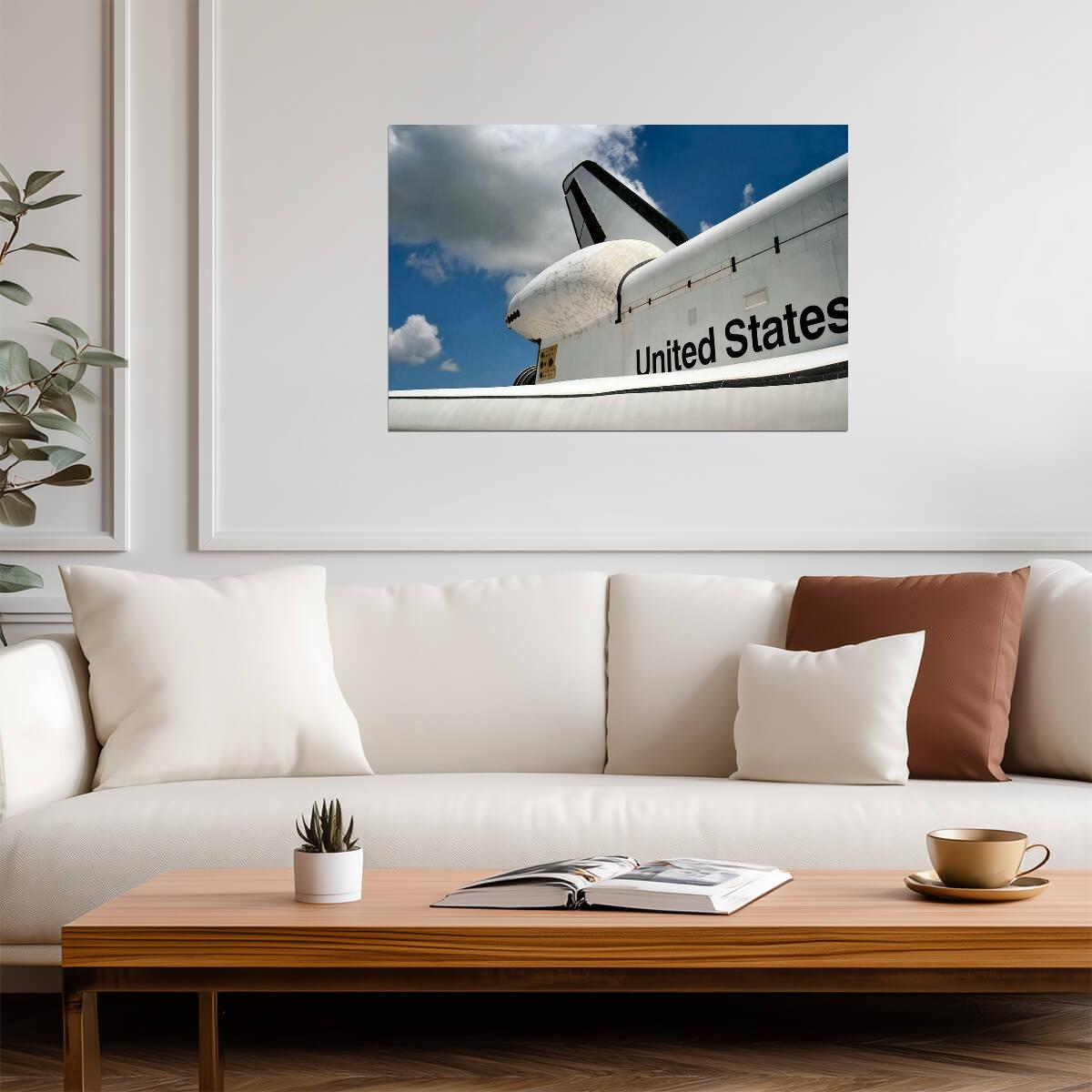 Space Shuttle Close Up | NASA Photography Print | Space Exploration Poster - Photography Poster