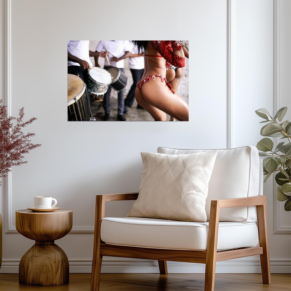 The Beat of Brazil | Colorful Street Carnival Photography | Dance Poster - Photography Poster