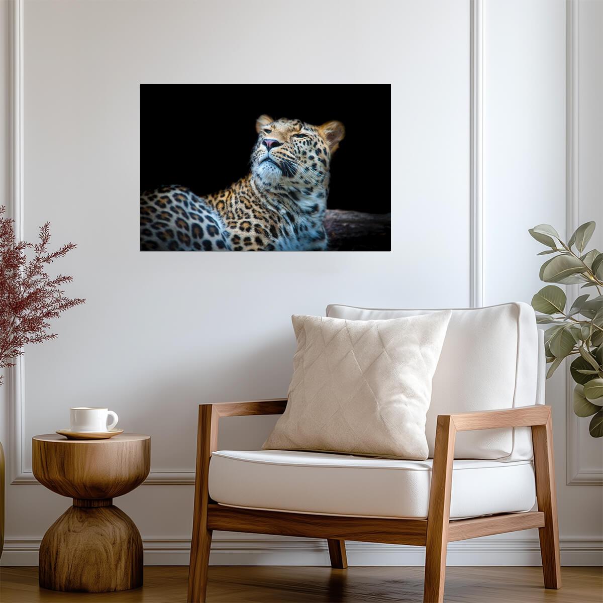 Leopard Face Detail Close Up | Big Cat Photography | Wildlife Poster - Photography Poster
