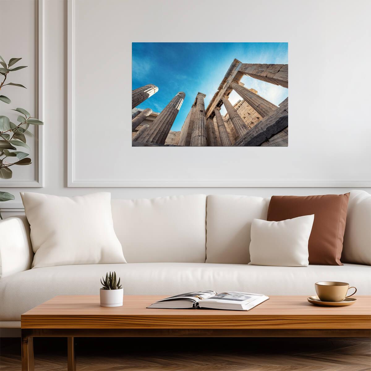 The Acropolis of Athens Greece | Ancient Landmark Photography | Historical Poster - Photography Poster