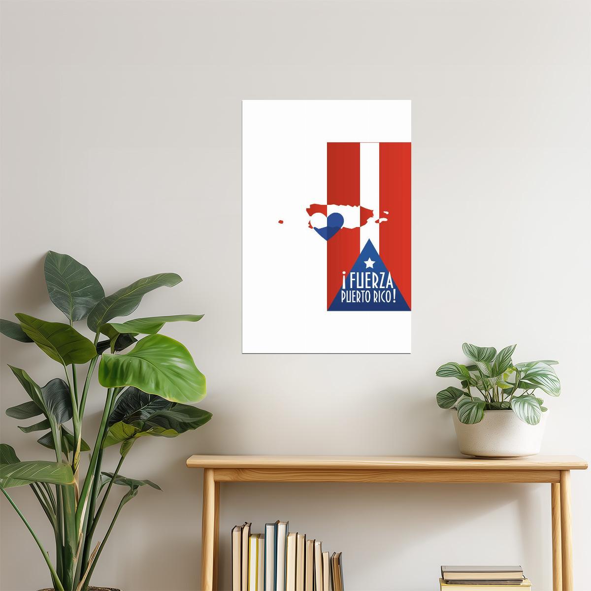 Puerto Rico Relief and Recovery Poster | Hurricane Maria Art | Support Wall Decor