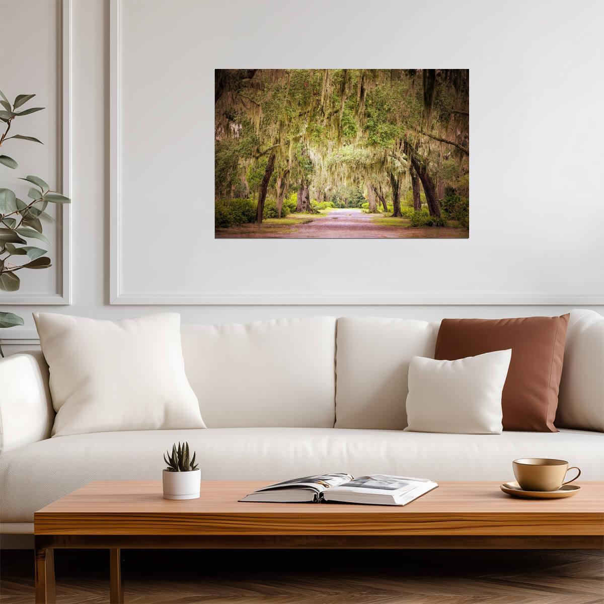 Oak Avenue at Bonaventure Cemetery | Savannah Georgia Photography | Southern Gothic Poster - Photography Poster