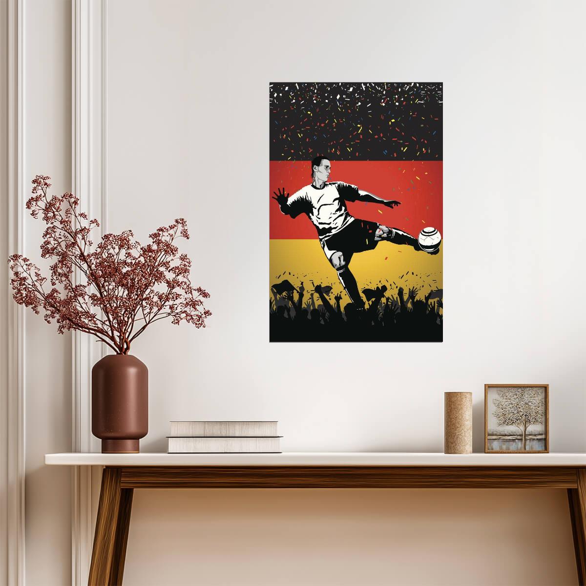 Germany National Soccer Team | Sports Poster | Football Fan Wall Art