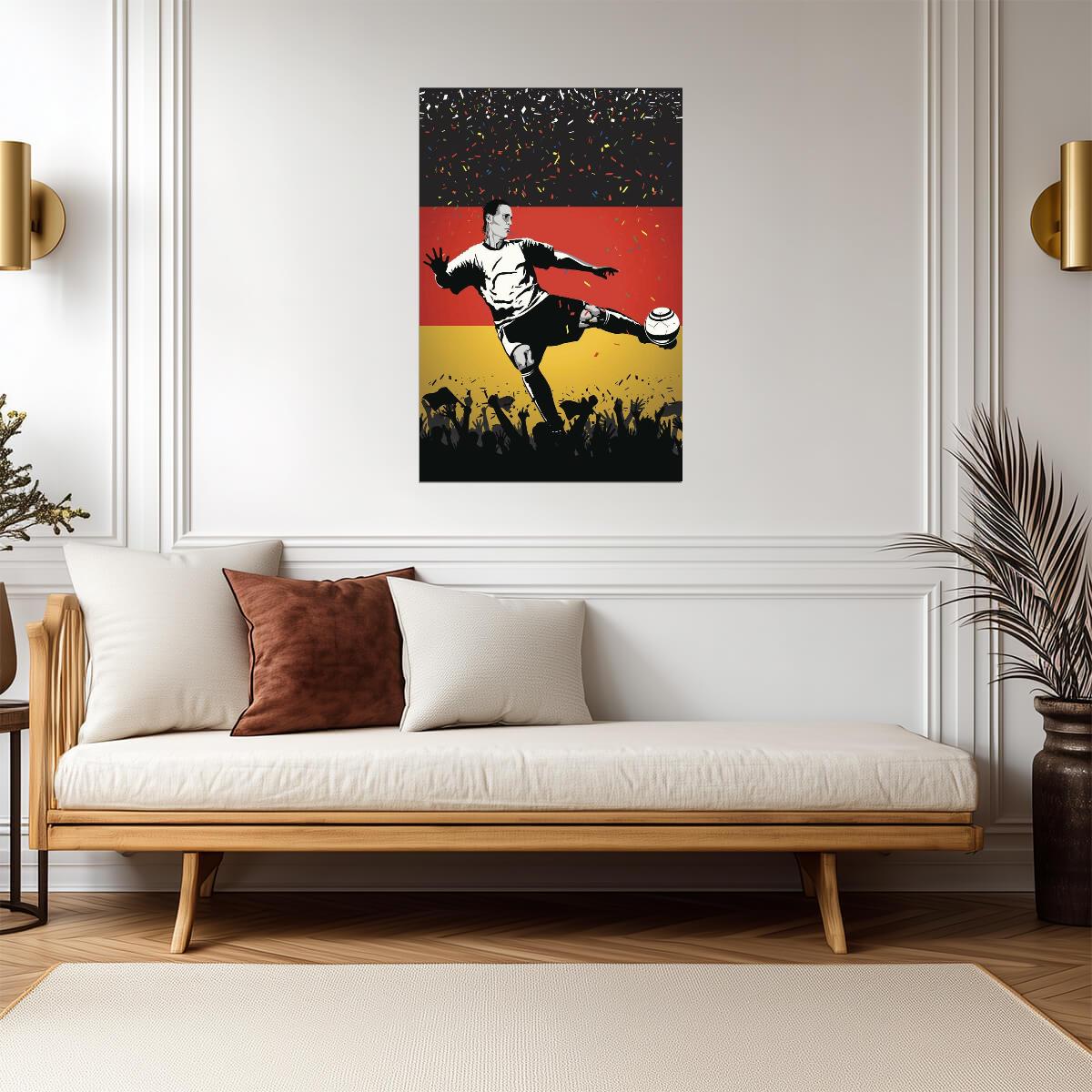 Germany National Soccer Team | Sports Poster | Football Fan Wall Art