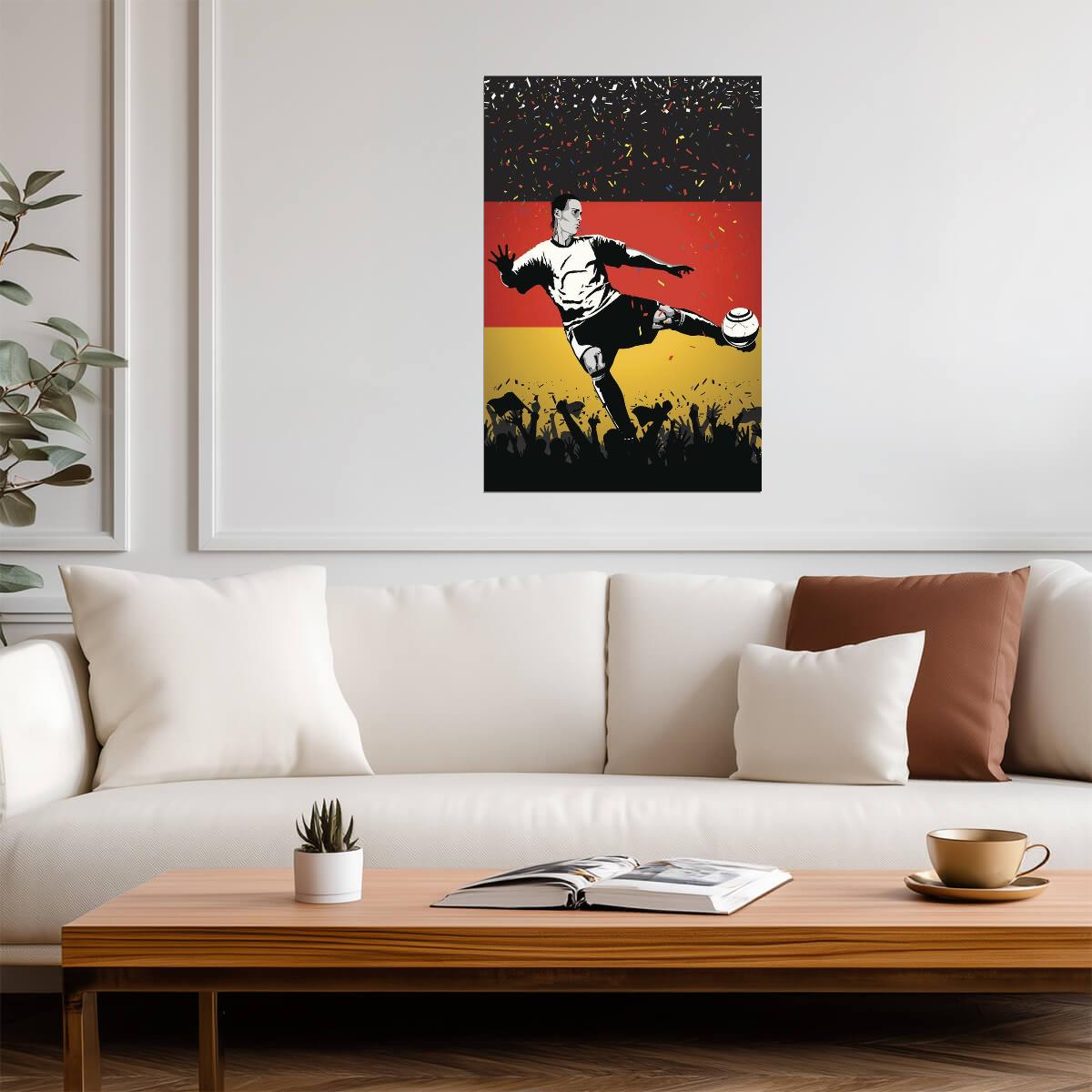 Germany National Soccer Team | Sports Poster | Football Fan Wall Art