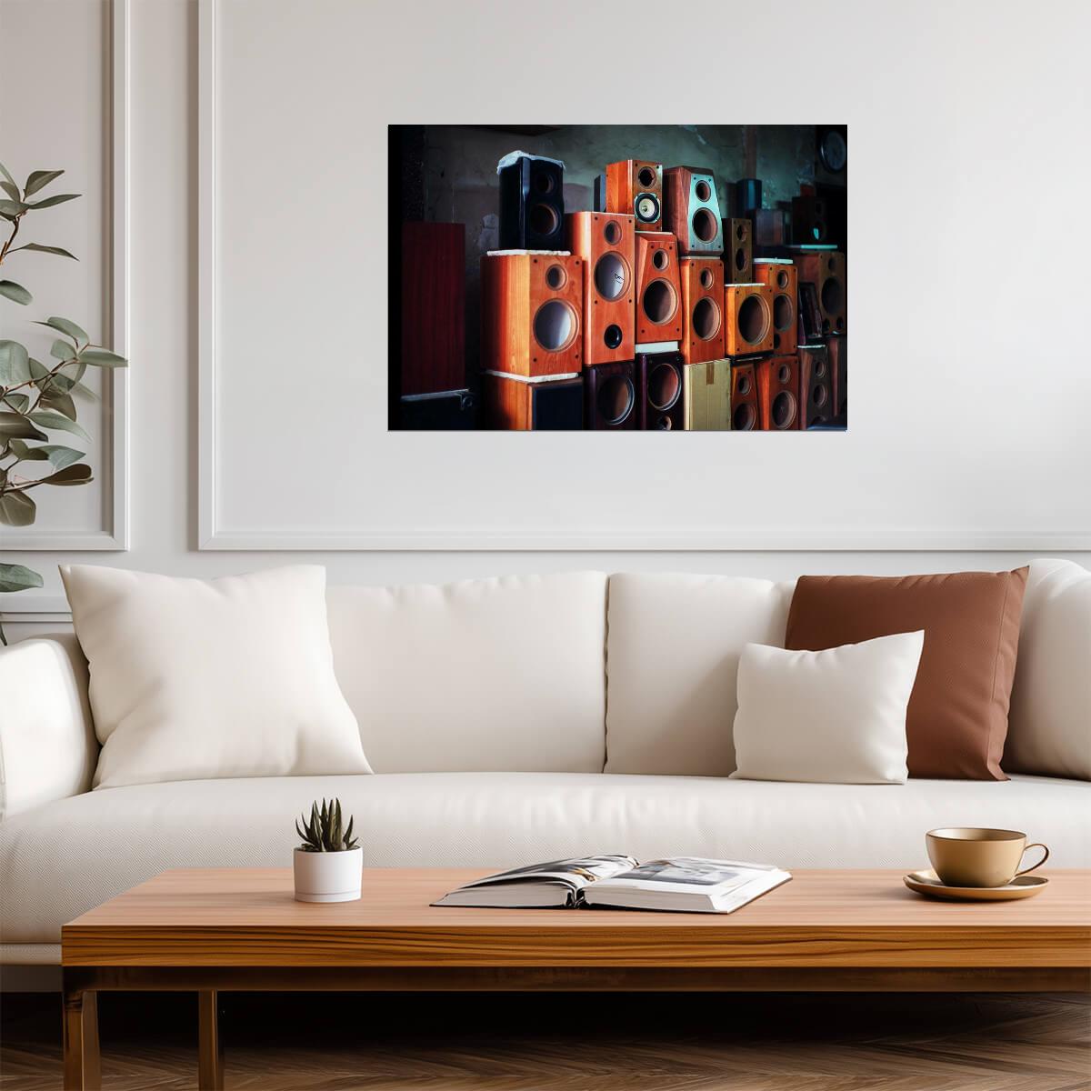 Close Up of Audio Speakers | Music Photography Print | Audiophile Poster - Photography Poster