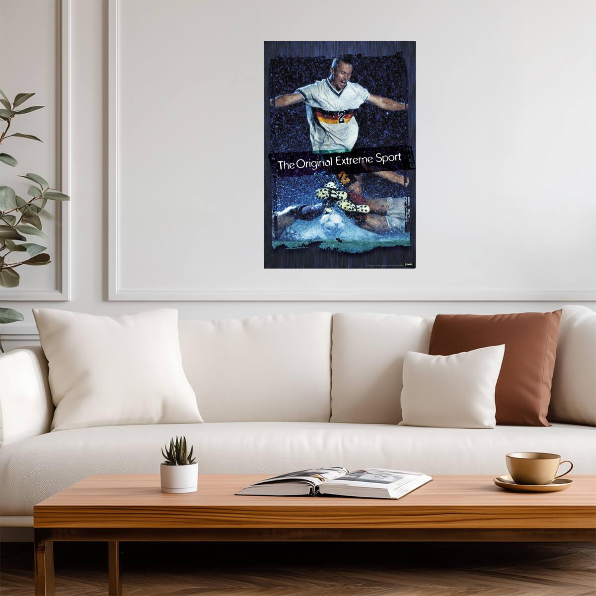 "Soccer The Extreme Sport" | Motivational Sports Quote | Football Fan Poster