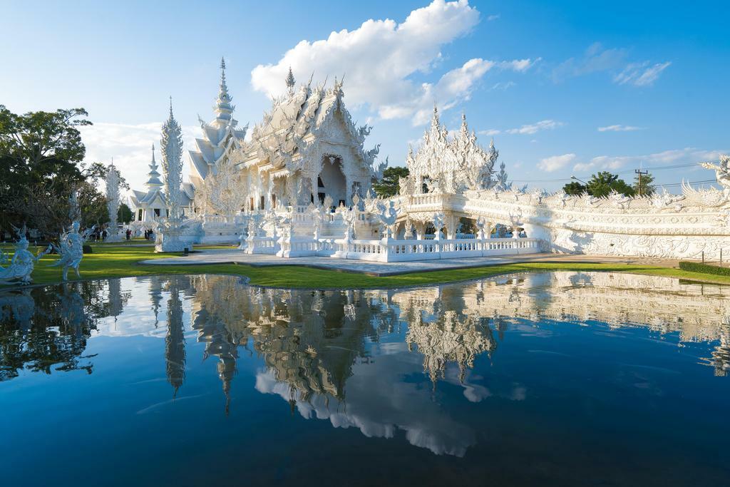 Wat Rong Khun (White Temple) | Chiang Rai Thailand Photography | Landmark Poster - Photography Poster
