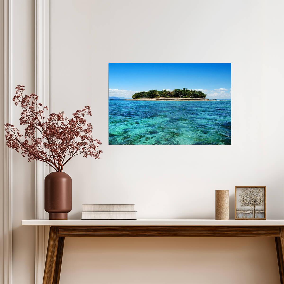 Treasure Island Resort in Fiji | Tropical Photography | Paradise Beach Poster - Photography Poster