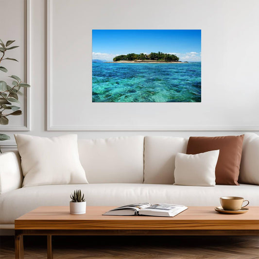 Treasure Island Resort in Fiji | Tropical Photography | Paradise Beach Poster - Photography Poster