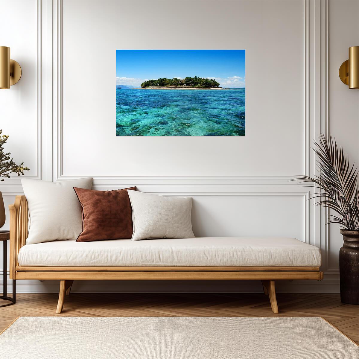 Treasure Island Resort in Fiji | Tropical Photography | Paradise Beach Poster - Photography Poster