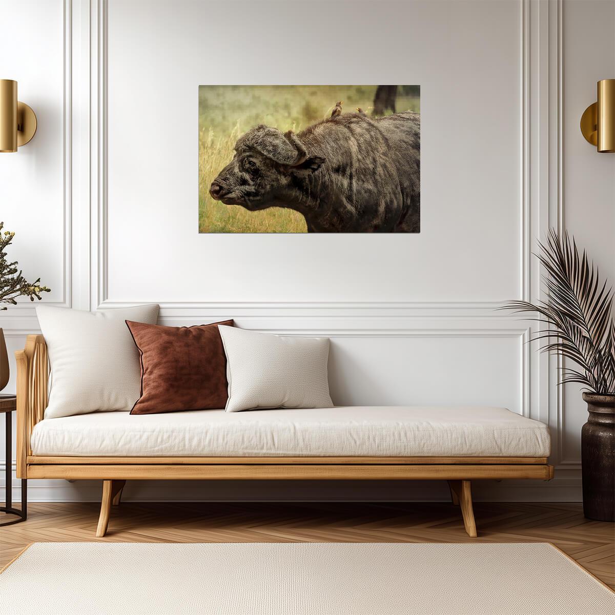 African Buffalo in the Wild | Wildlife Photography | Safari Animal Poster - Photography Poster